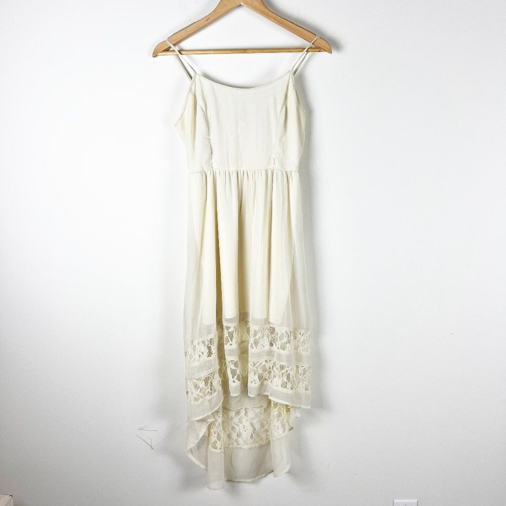 2/$30 Band of Gypsies Lace Chiffon Sundress S